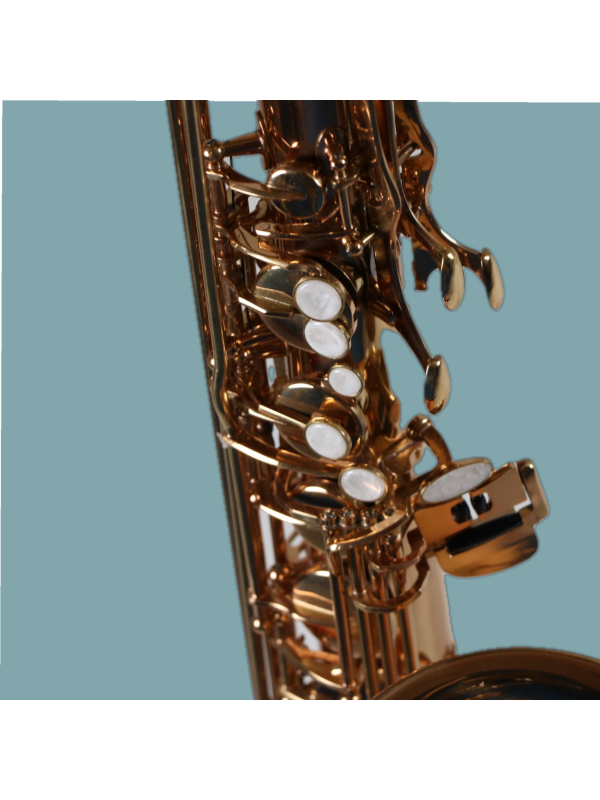 Saxophone Tenor Logo Guitare